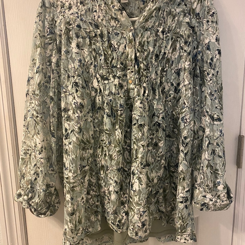 Flowered  Top